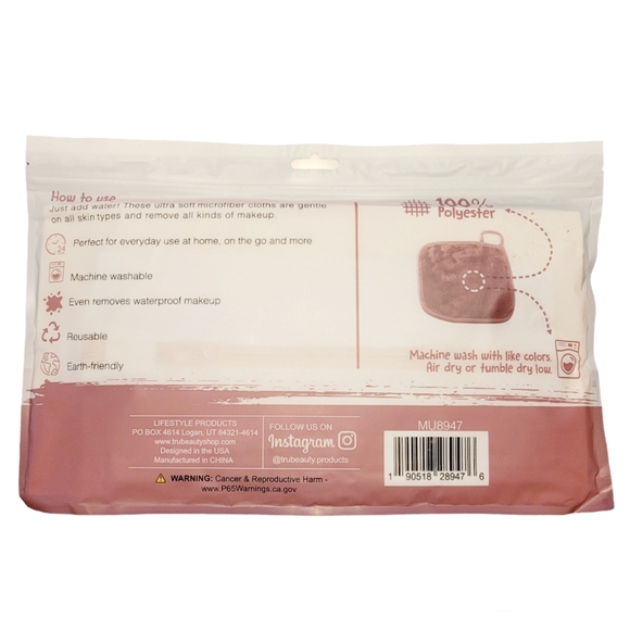 NEW Wipe Out Reuseable Makeup Remover Towels 12pk - Picture 2 of 2